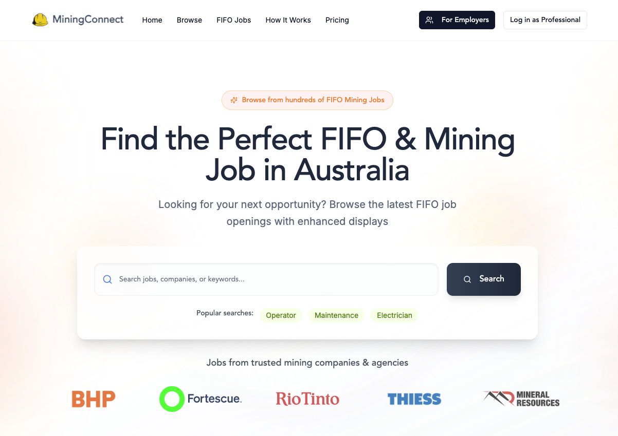 MiningConnect: Mining Industry Jobs Platform - Image 1