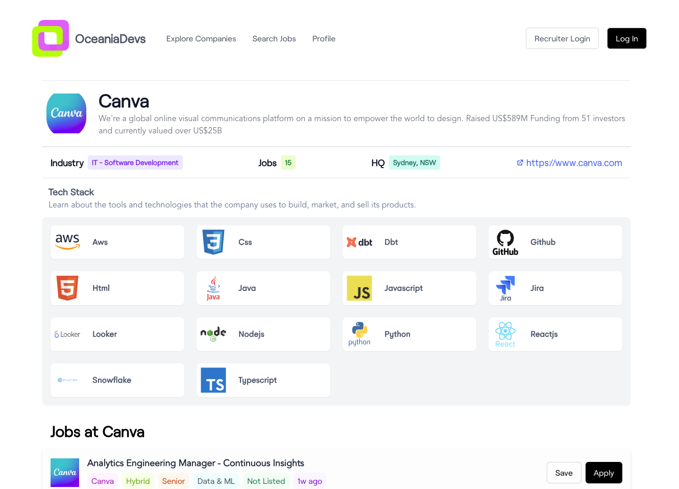 OceaniaDevs: Tech Jobs Platform - Image 3