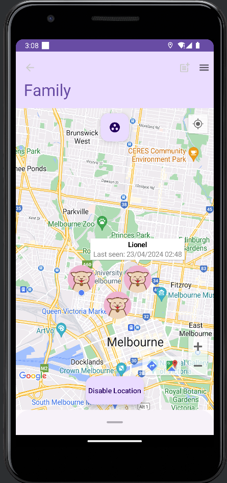 Real-Time Location Tracking App for Families - Image 2